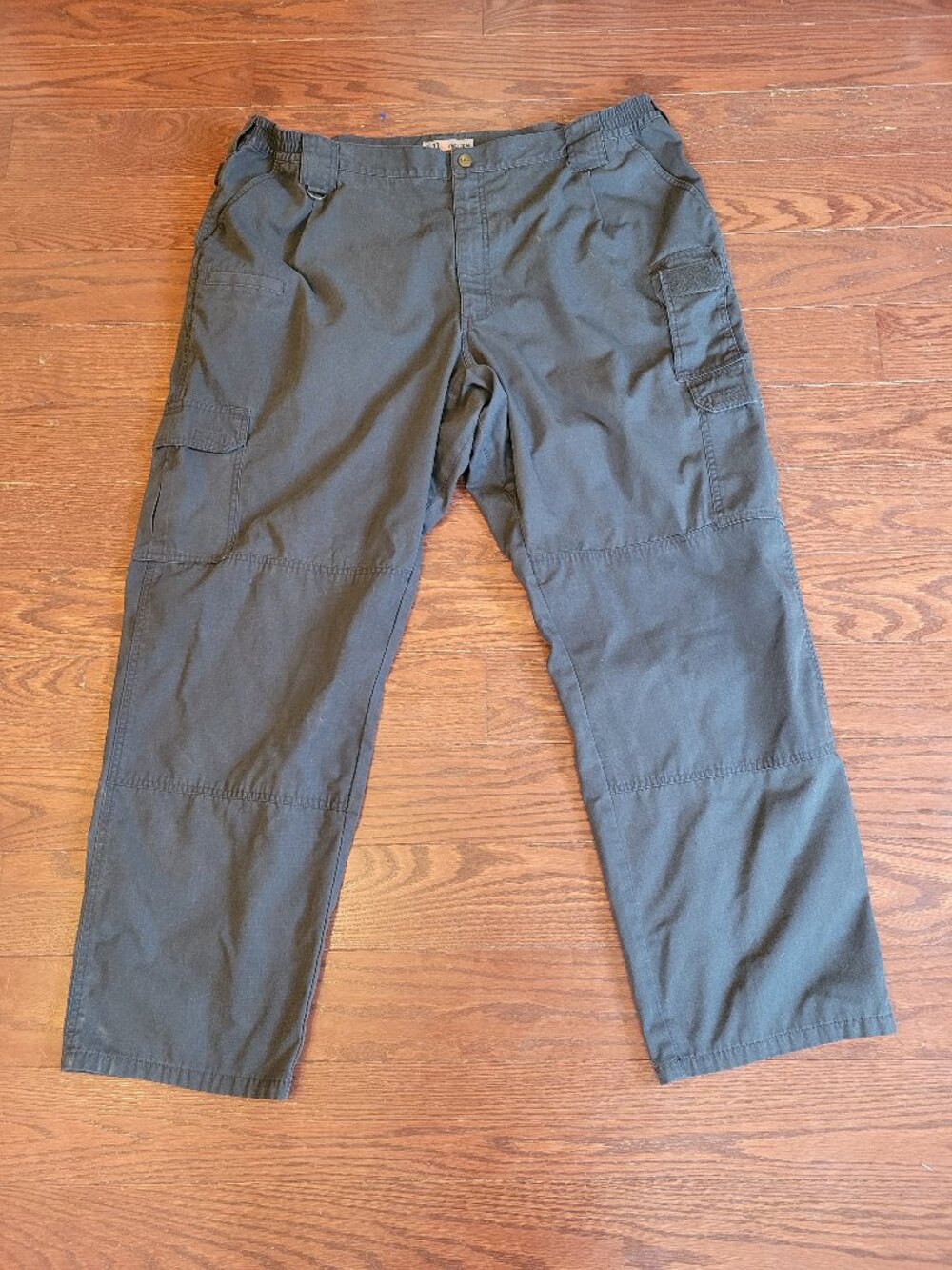 5.11 Tactical Cargo Pants Mens 44x32 Black Ripstop Utility Work Outdoor Tactical